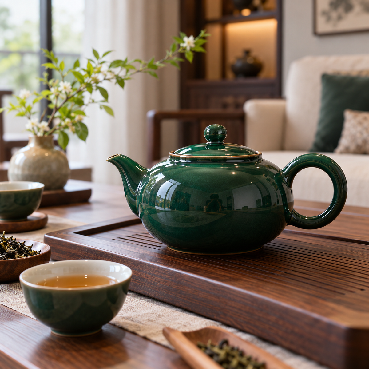 Forest Loop Teapot — AI-generated visualization