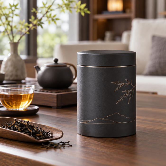 Inkline Tea Canister — AI-generated visualization