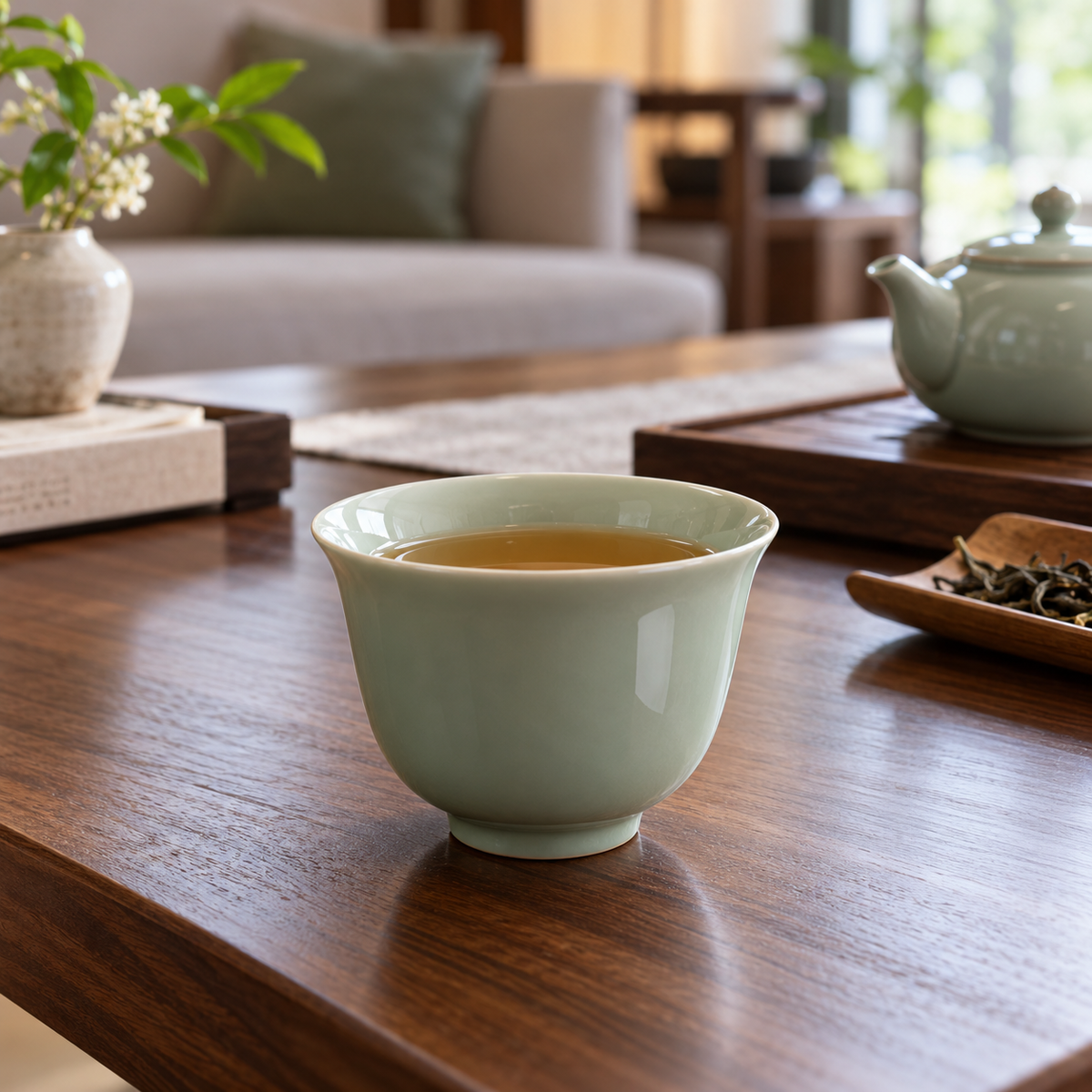 Sage Horizon Tea Cup — AI-generated visualization